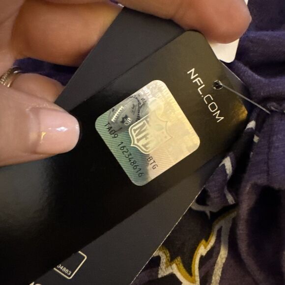 NFL Apparel Men’s Baltimore Ravens Team T-Shirt Black Purple Size XL Fanatics - Picture 5 of 7